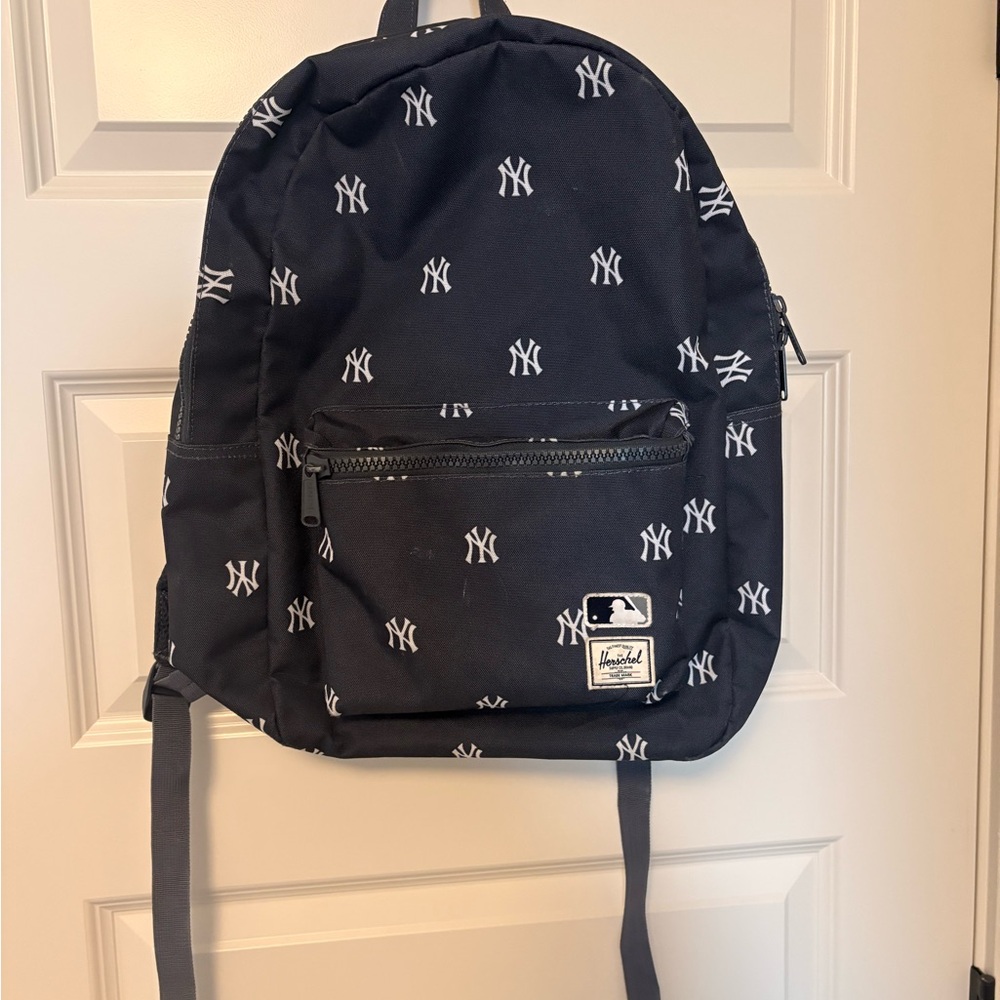 Herschel Supply Company Navy Yankees Backpack with White Logo